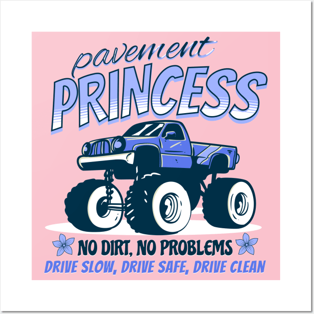 Pavement Princess Wall Art by benjaminhbailey